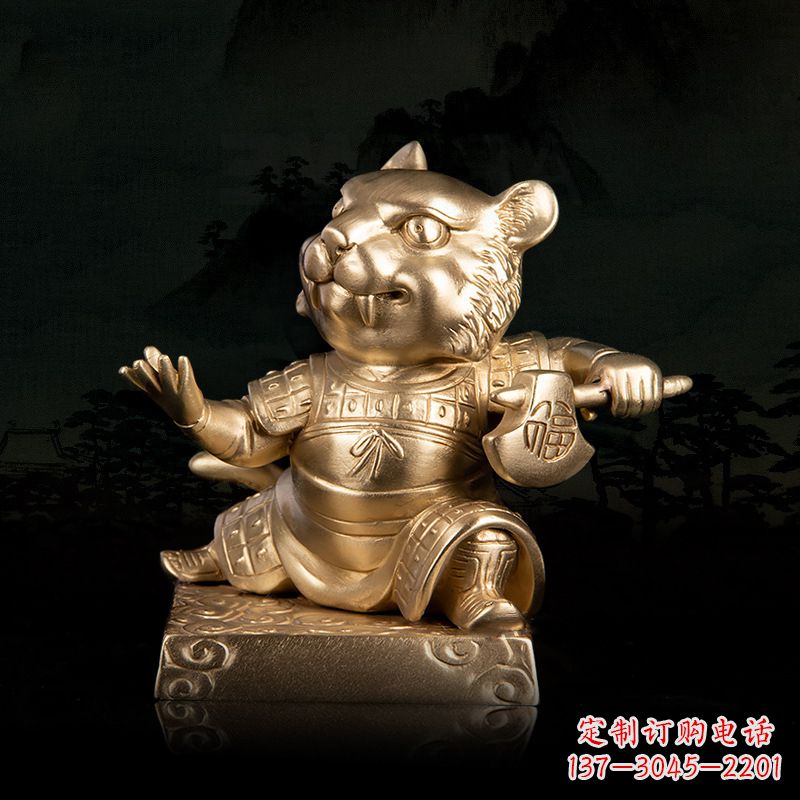 南京精美铜雕动物摆件