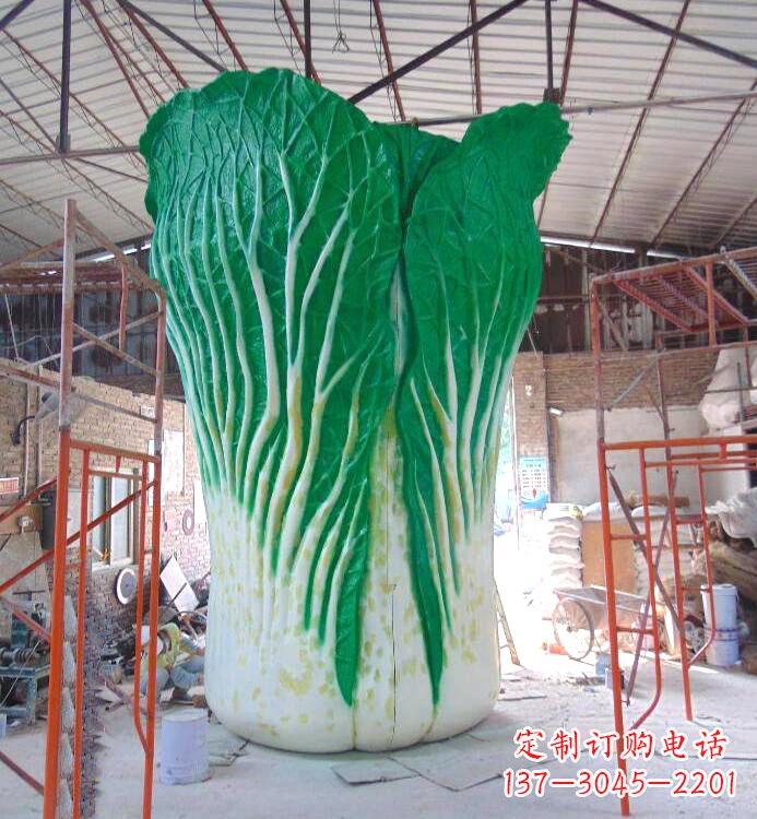 南京白菜铜雕塑