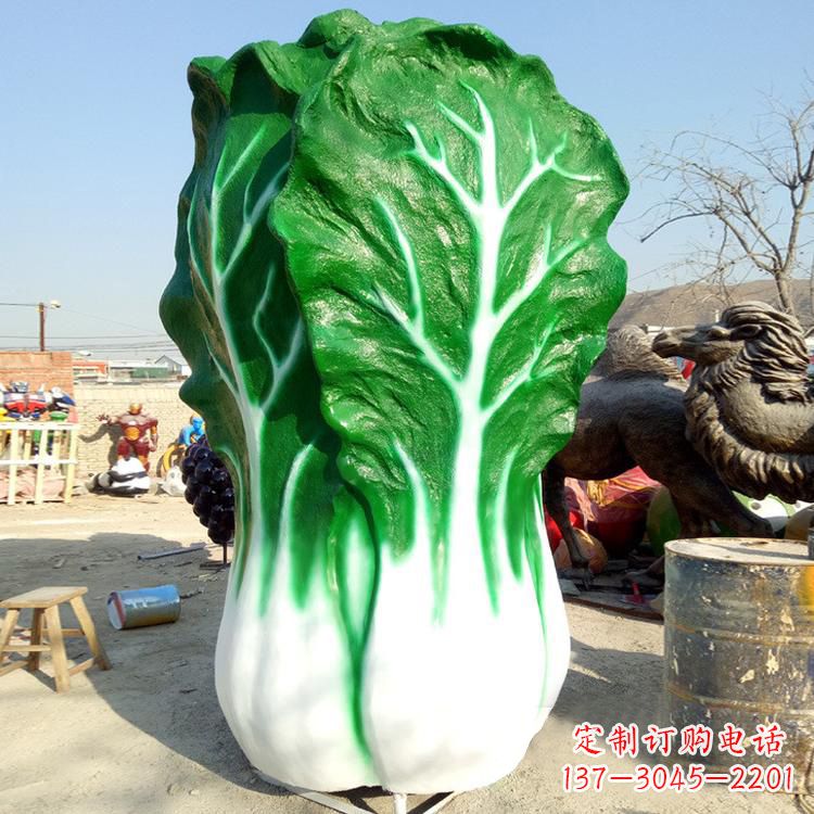 南京玻璃钢白菜雕塑