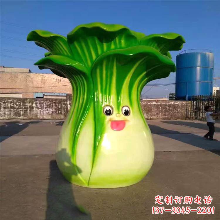 南京“仿真白菜雕塑”——让你触摸自然之美