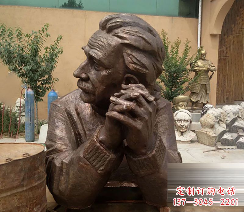 南京爱因斯坦名人铜雕纪念品