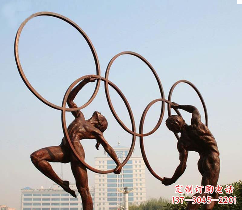 南京运动员铜雕精美礼品