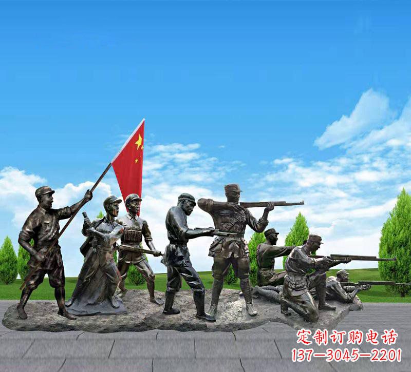 南京“战士精神”铜雕