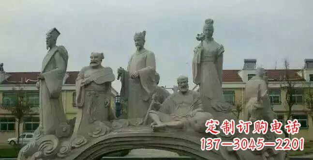南京八仙过海石雕222