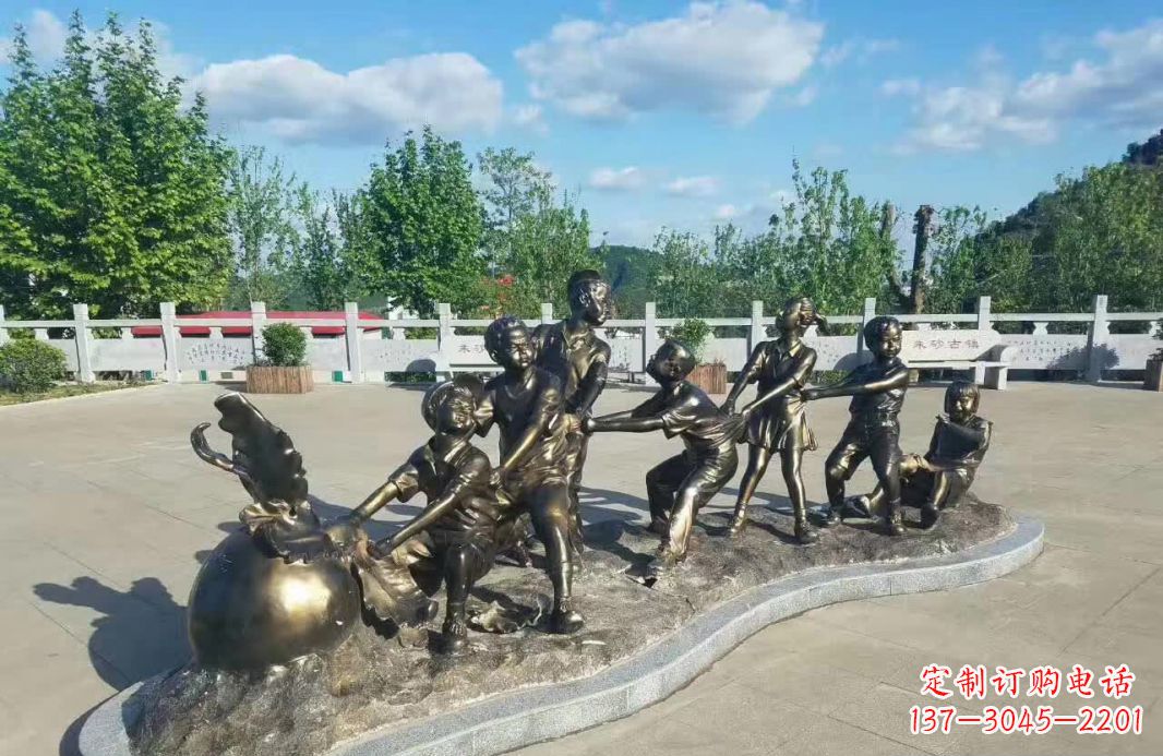 南京萝卜精灵铜雕——精致的家居装饰