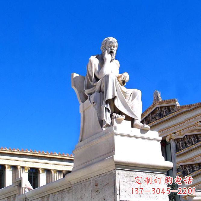 南京柏拉图大理石景观雕塑——完美融合现代城市文化与古典艺术