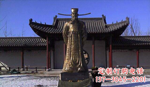 南京包拯古代名人铜雕