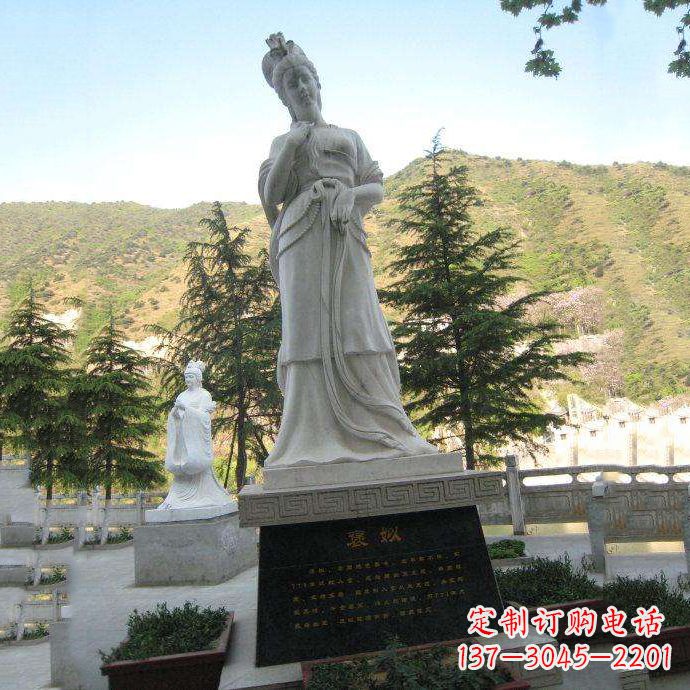 南京传承中国古代美女——褒姒雕像