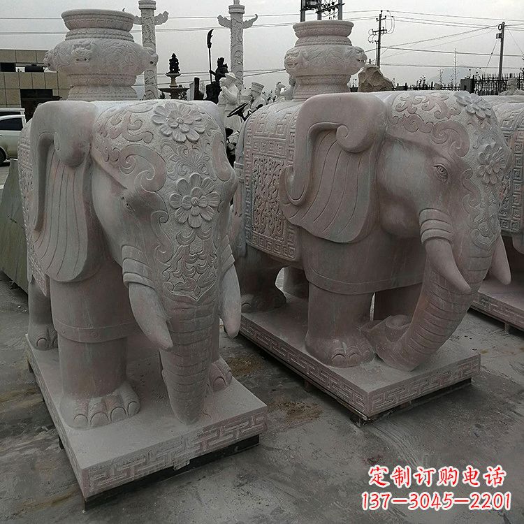 南京宝瓶(保平安)石雕大象