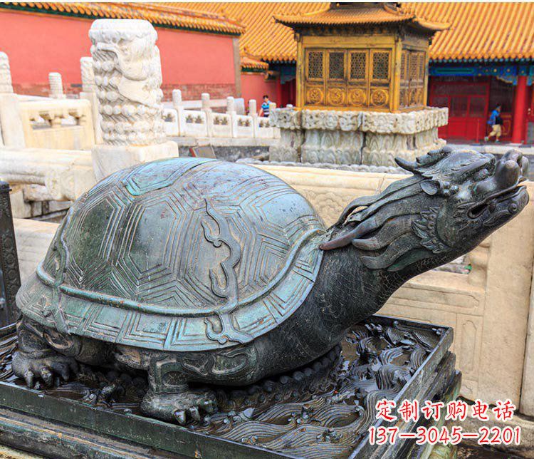 南京北京故宫龙龟景观铜雕塑