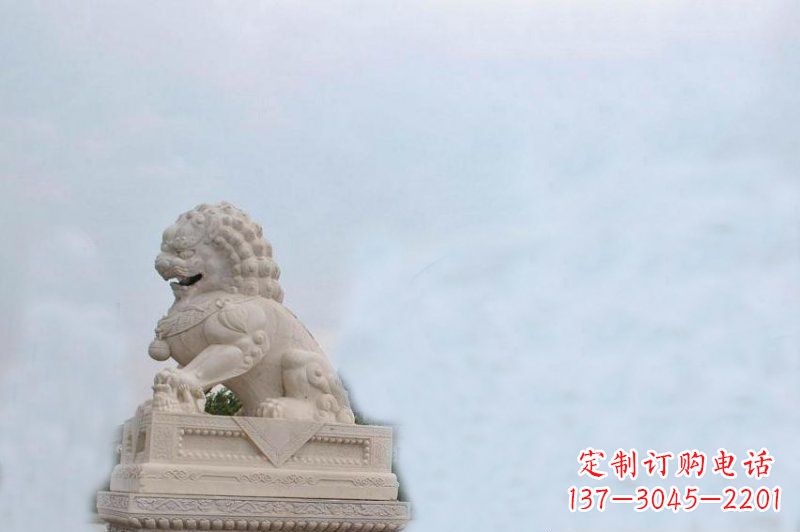 南京北京狮石精美狮子雕塑