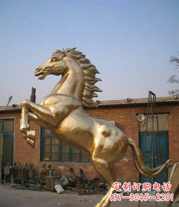南京奔马铜雕 (4)