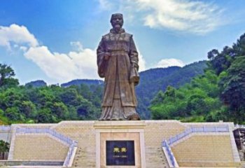 南京景区广场中国南宋哲学家中国古代名人朱熹铜雕景观塑像