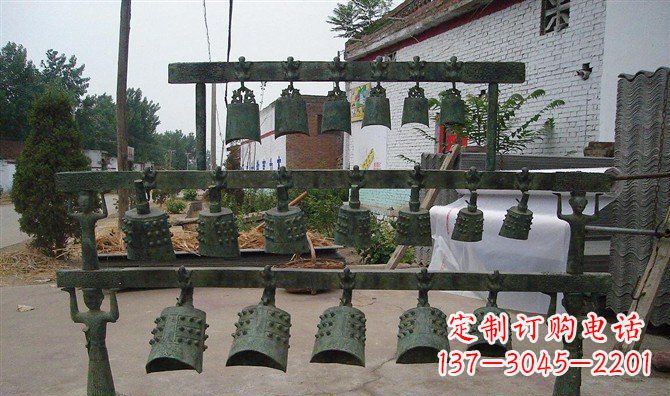 南京编钟古铜雕仿古精美音乐器