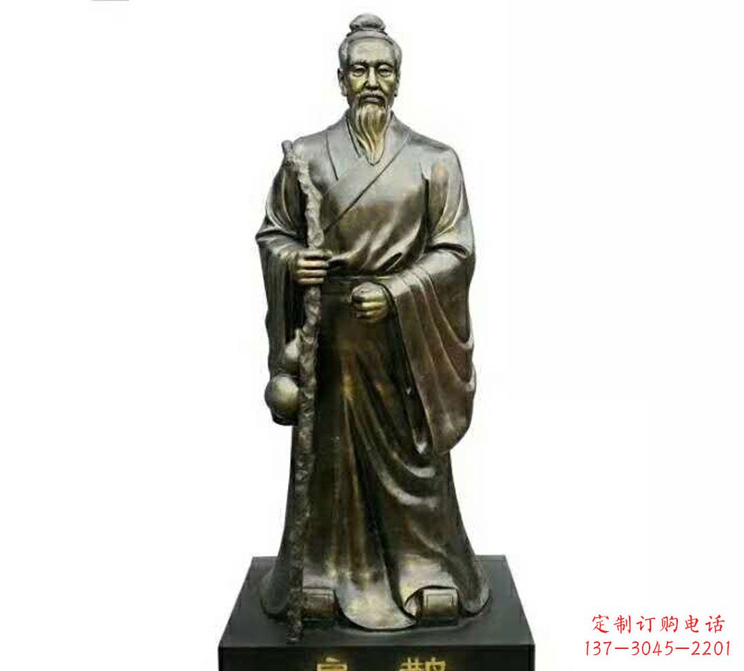 南京扁鹊神医铜雕