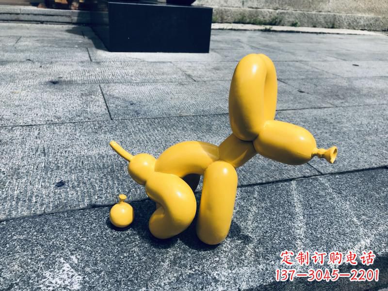 南京新颖创意的气球狗雕塑