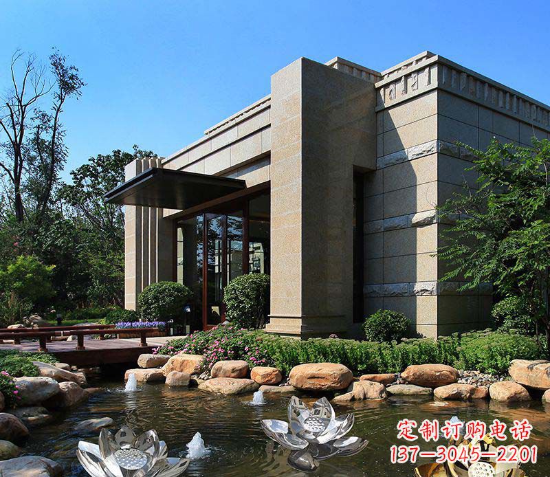 南京不锈钢莲花雕塑