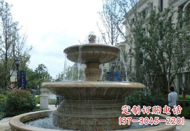 南京别墅景观大型喷泉石雕 (3)