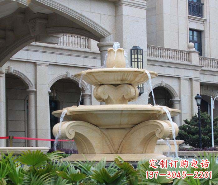 南京别墅景观欧式喷泉石雕_1