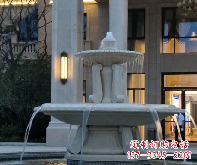 南京别墅景观小区喷泉石雕