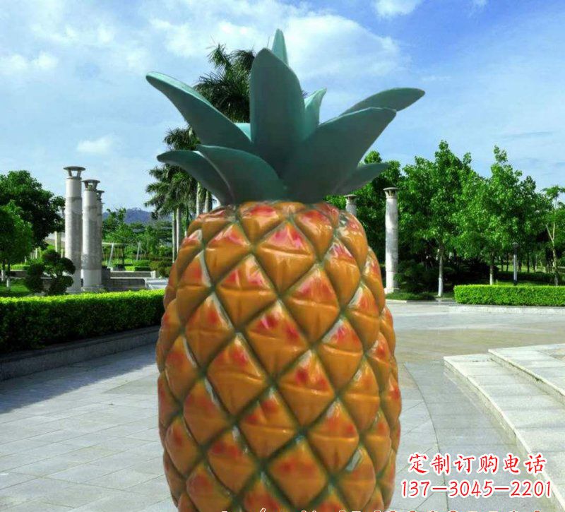 南京玻璃钢菠萝灯
