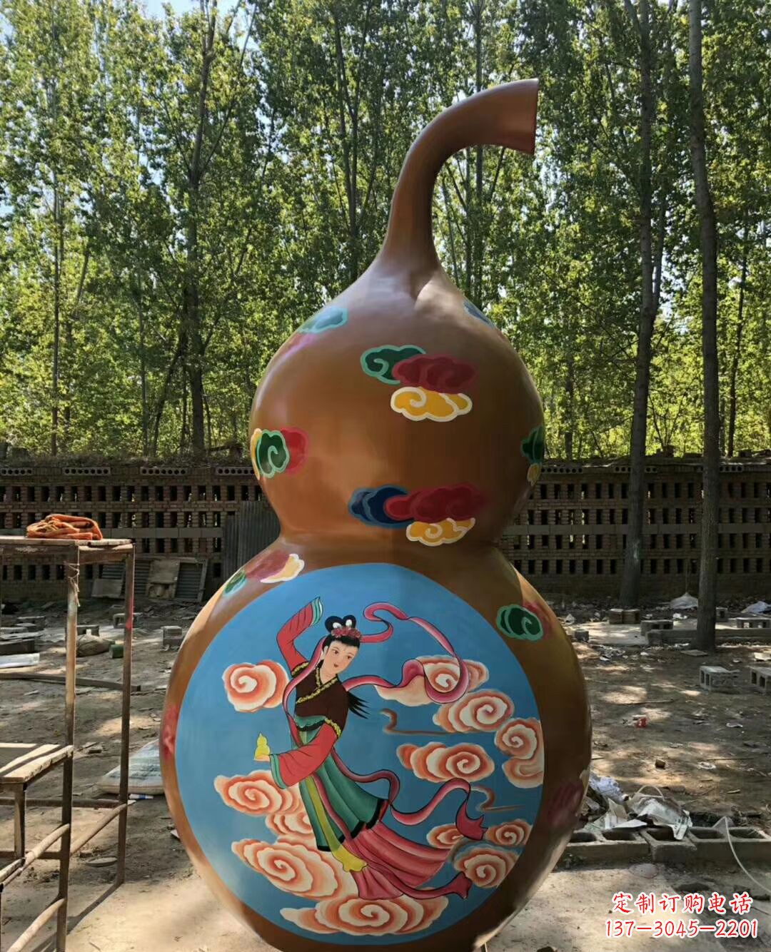 南京新颖玻璃钢葫芦雕塑