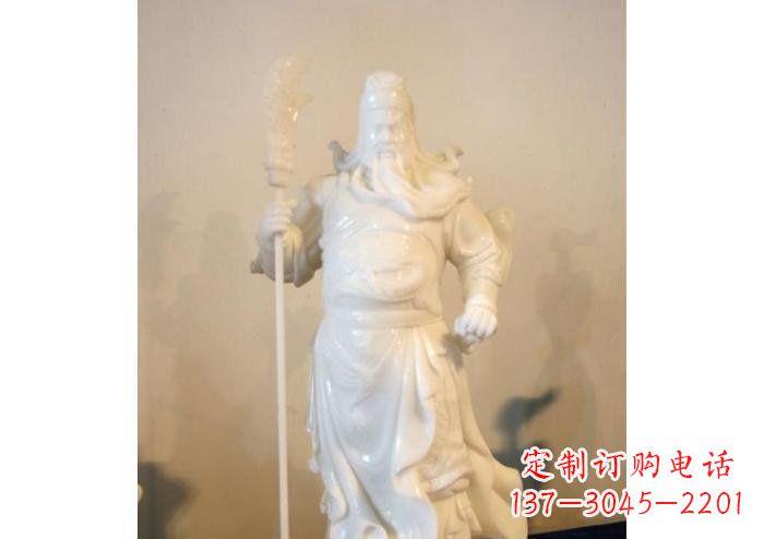 南京关公雕塑玻璃钢制作的精美杰作