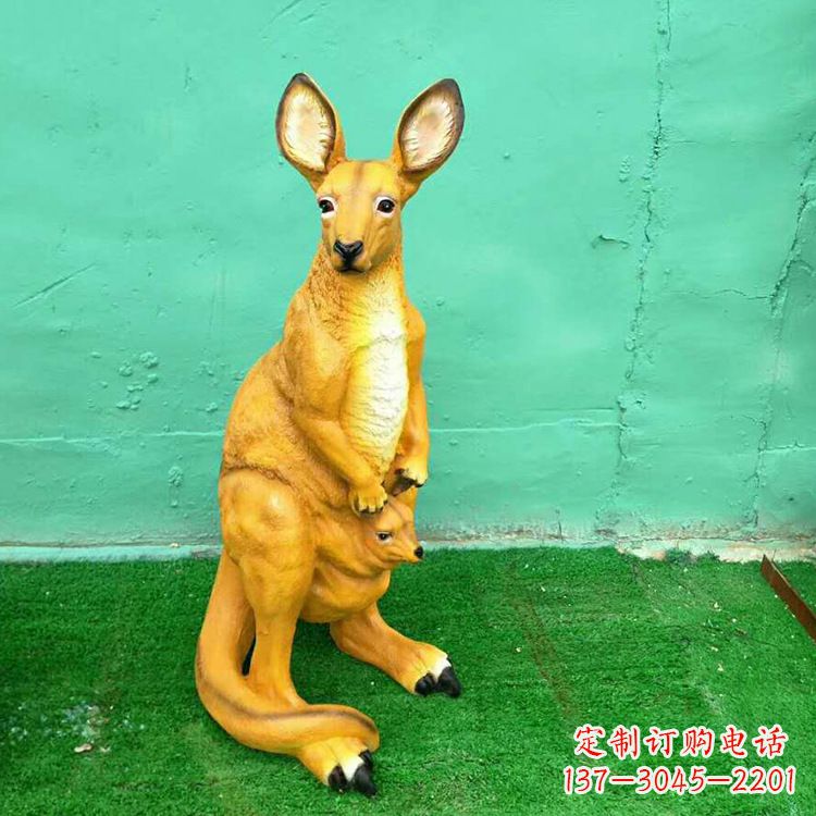 南京玻璃钢袋鼠雕塑