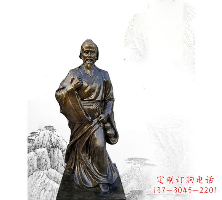 南京玻璃钢仿铜华佗