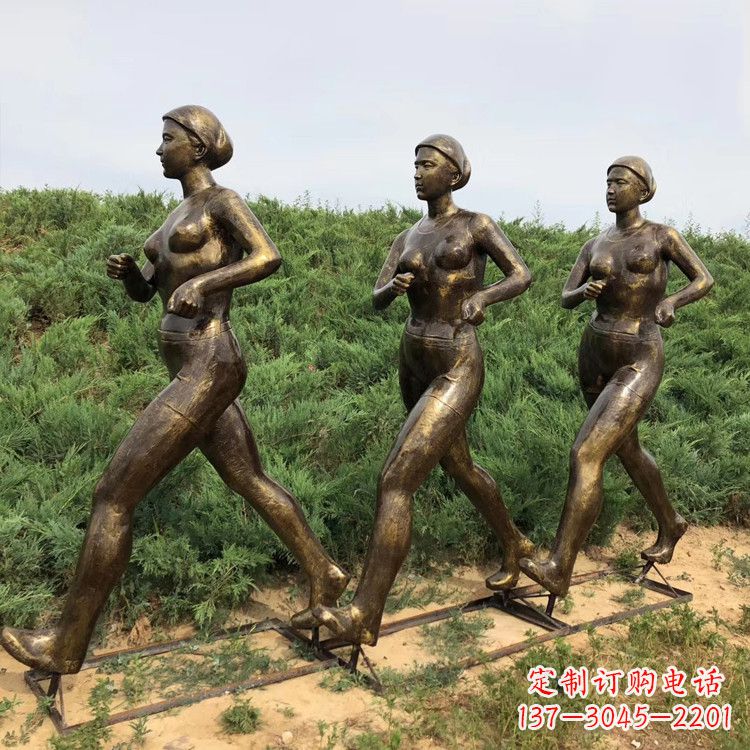 南京玻璃钢仿铜女人雕塑精致细腻的艺术品