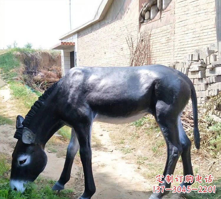 南京玻璃钢仿真毛驴