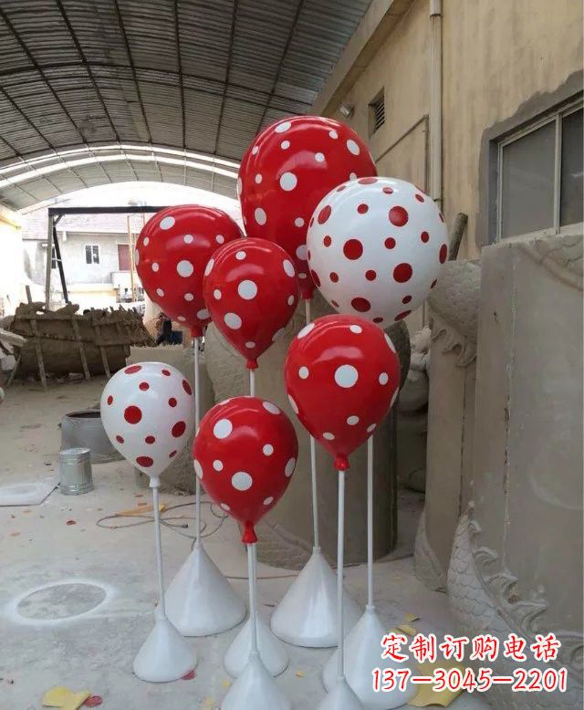 南京玻璃钢仿真气球雕塑精致的艺术品