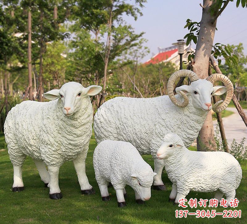 南京玻璃钢仿真山羊