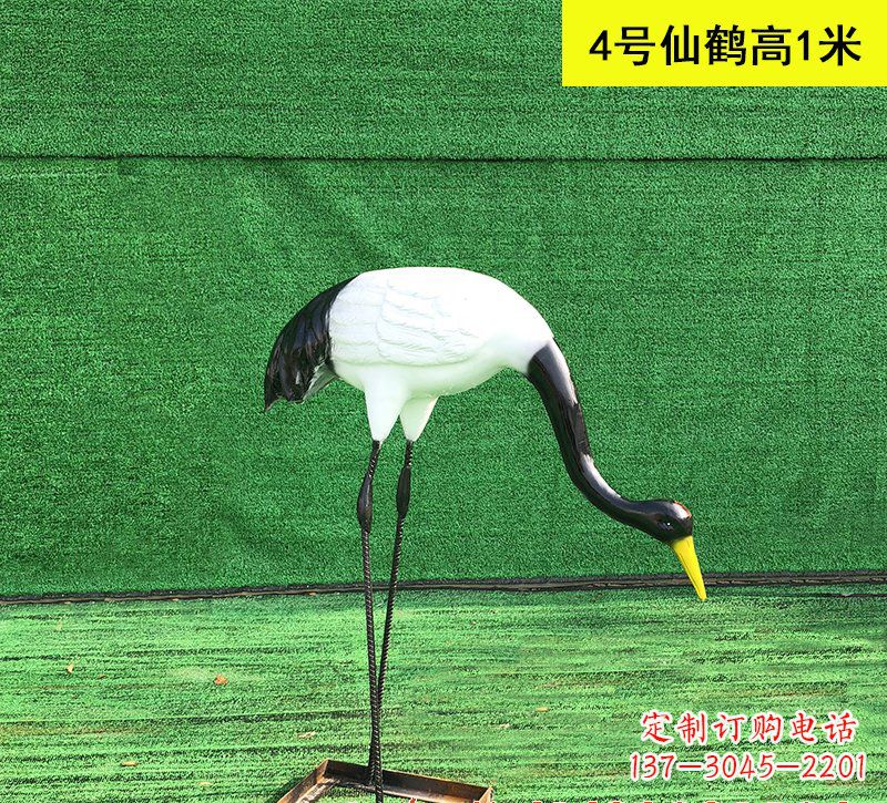 南京仙鹤玻璃钢雕塑