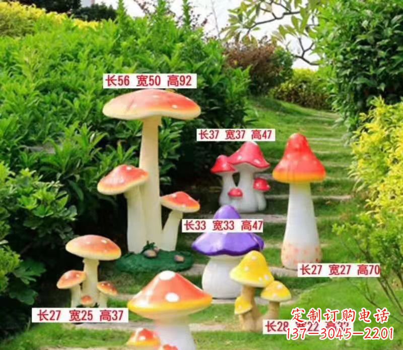 南京玻璃钢蘑菇雕塑——描绘美丽景色