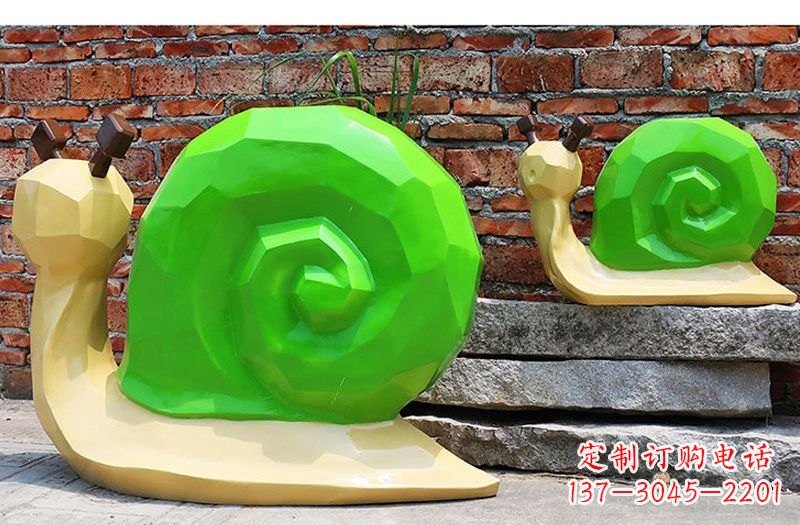 南京玻璃钢蜗牛雕塑——浪漫又充满灵感