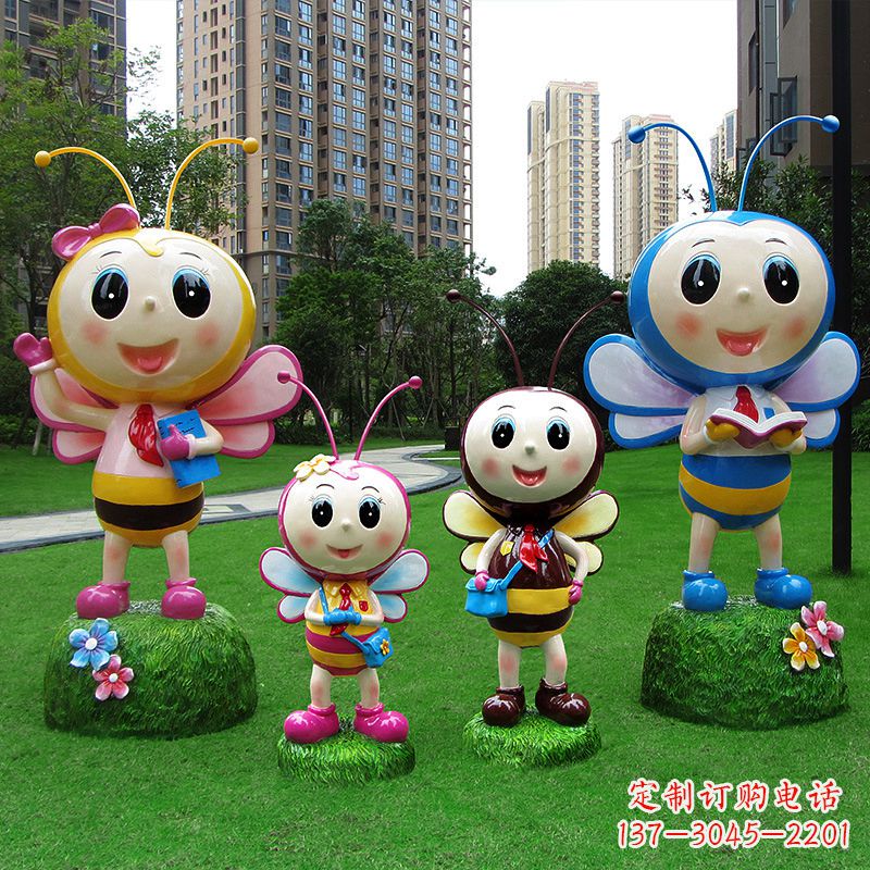 南京玻璃钢制蜜蜂雕塑让你的家园拥有自然之美
