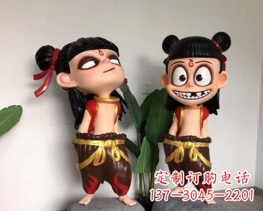 南京玻璃钢制作的哪吒雕塑一种神奇的艺术