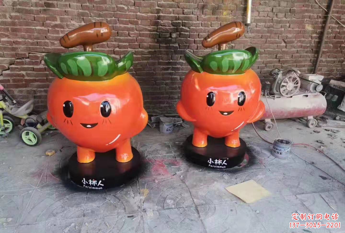 南京精致玻璃钢卡通蔬菜雕塑