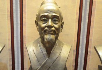 南京扁鹊医学家铜雕