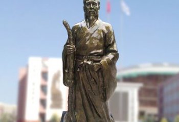 南京玻璃钢仿铜扁鹊雕塑