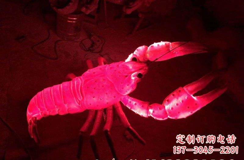 南京玻璃钢龙虾雕塑