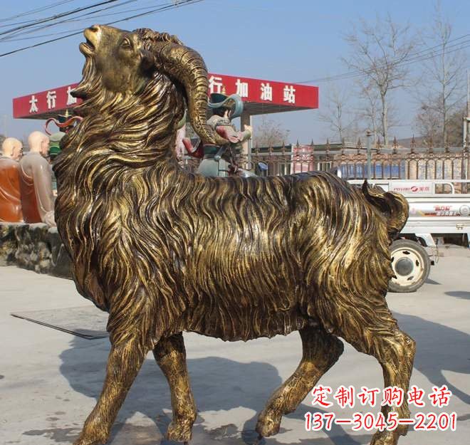 南京玻璃钢山羊雕塑——让艺术之美绽放