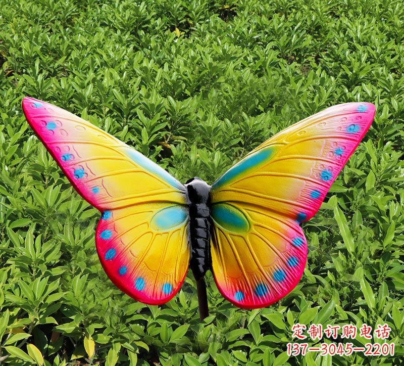 南京玻璃钢树脂仿真蝴蝶插件