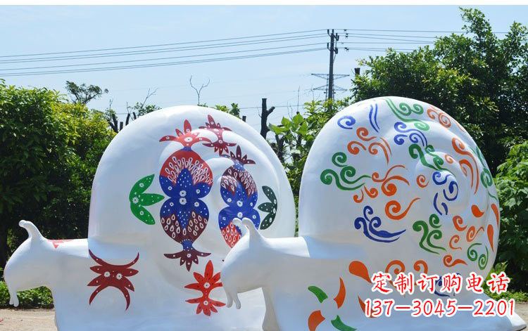 南京玻璃钢蜗牛一种精美的雕塑
