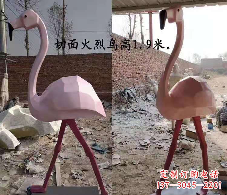 南京玻璃钢仙鹤雕塑公园园林景观动物摆件