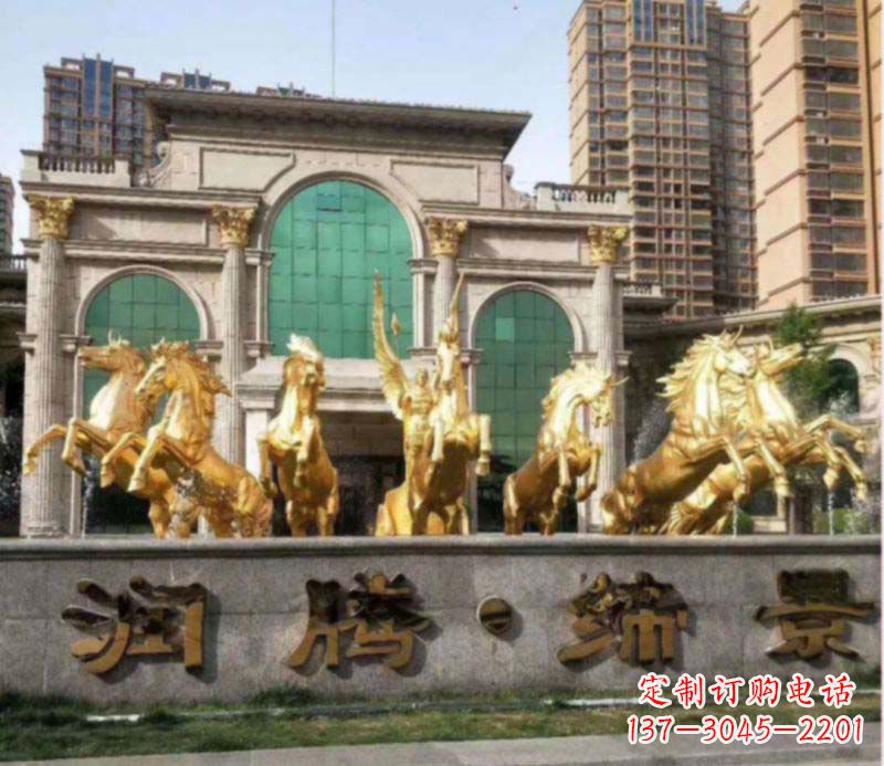 南京不锈钢阿波罗战车雕塑