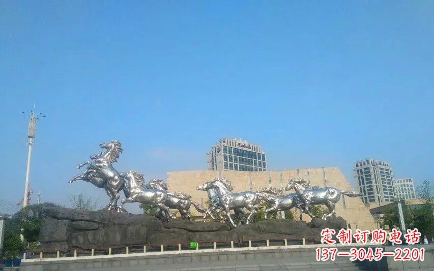 南京不锈钢动物雕塑精美的艺术品
