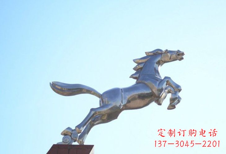 南京不锈钢奔马雕塑