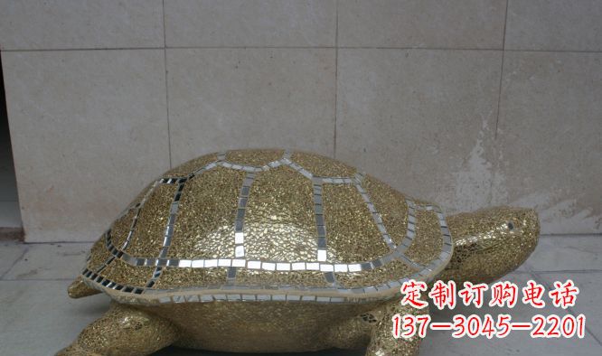 南京不锈钢彩银乌龟公园景观雕塑艺术与自然的完美融合